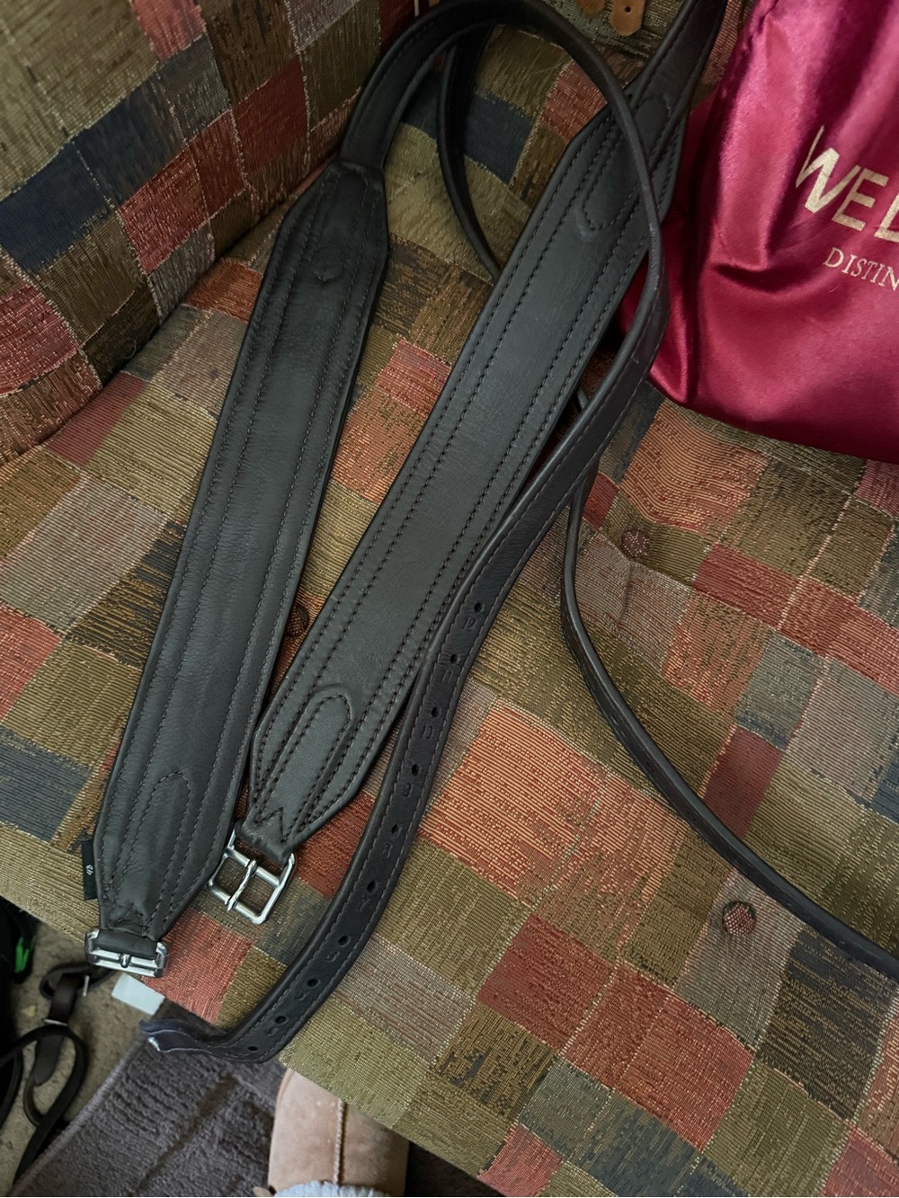 Total Saddle Fit Stability Plus English Leathers 48” - Picture 2 of 5
